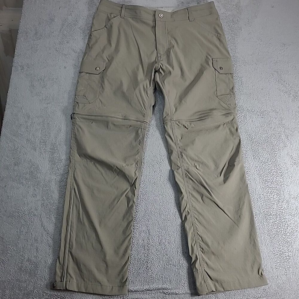 KUHL Renegade Convertible Stealth Zip Off Men's 38x32 Pants‎ Olive EUC - Picture 14 of 16